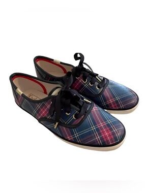 Talbots Exclusive Plaid Keds Champion Sneakers NEW